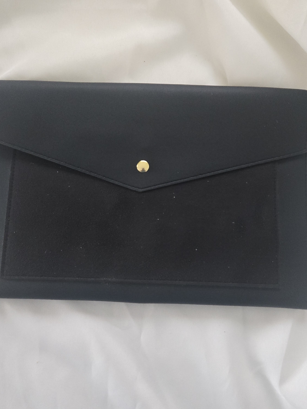 Black Envelope Tablet Sleeve with Front Pocket